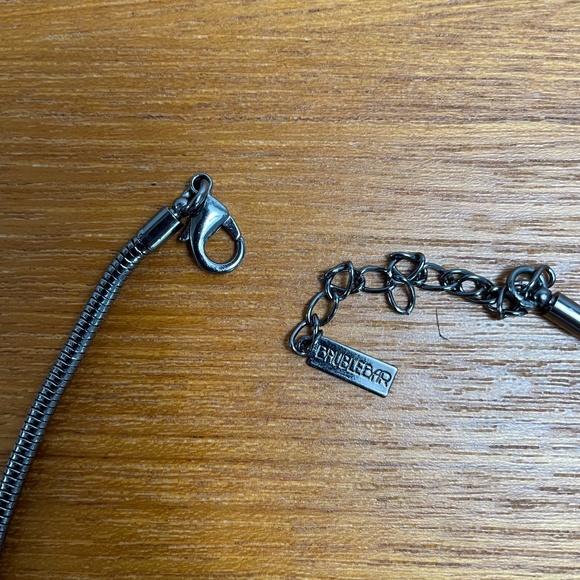 New Bauble Bar Purple Crystal Necklace & Earrings - Picture 4 of 7